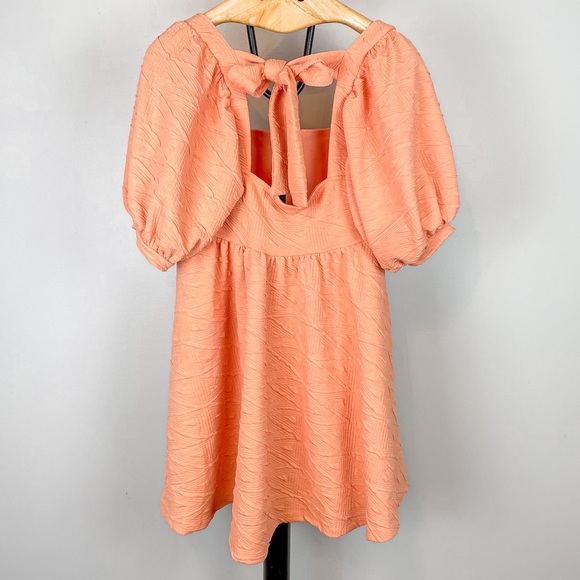 Free People Violet Mini Dress Grapefruit Medium M - Picture 5 of 11